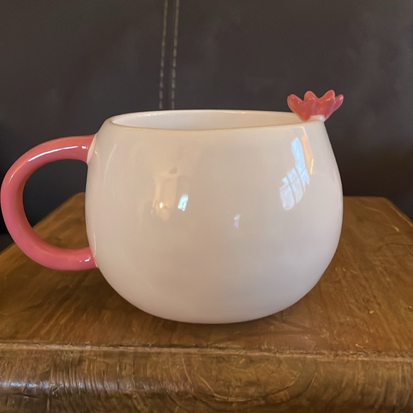 Rae Dunn “MOM” 3D Cute Pink Flower and Pink Handle Mug NWOT (14) - Picture 3 of 8